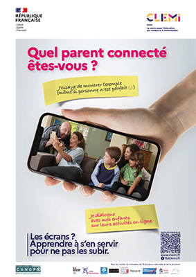 Affiche "Quel parent connecté êtes-vous ?"