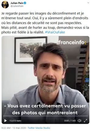 Julien Pain, journaliste à France Info