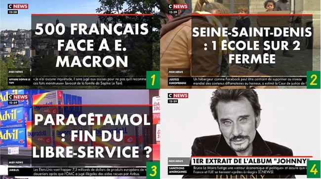 Titres de Cnews