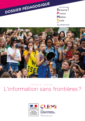 Couverture du dossier pédagogique "L'information sans frontières ?"