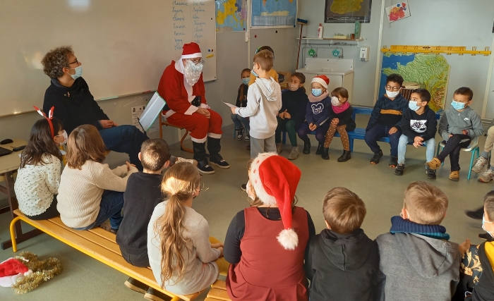 RadioDoué rencontre le père Noël