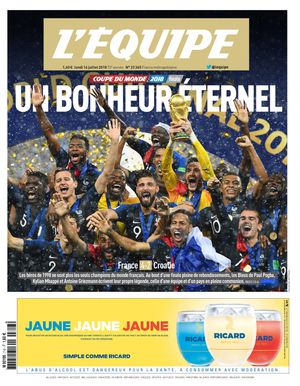 Une de L'Equipe