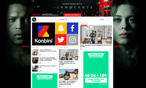 Une du site de Konbini du 6 septembre 2018