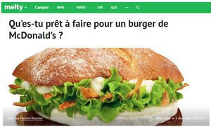 Qu’es-tu prêt à faire pour un burger de McDonald’s ?