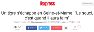 Titre de L’Express