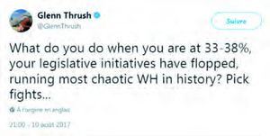 Tweet de Glenn Thrush