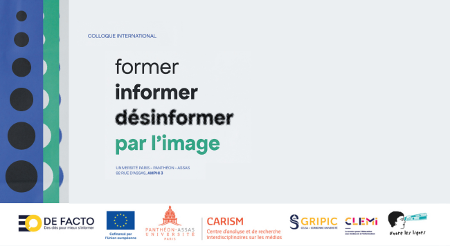 Colloque international Former, informer, désinformer par l’image