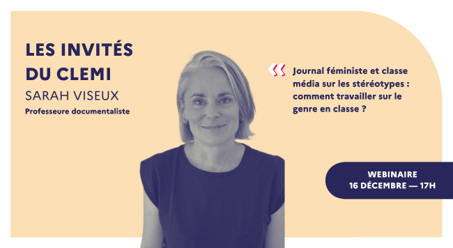 Les Invités du CLEMI : Sarah Viseux